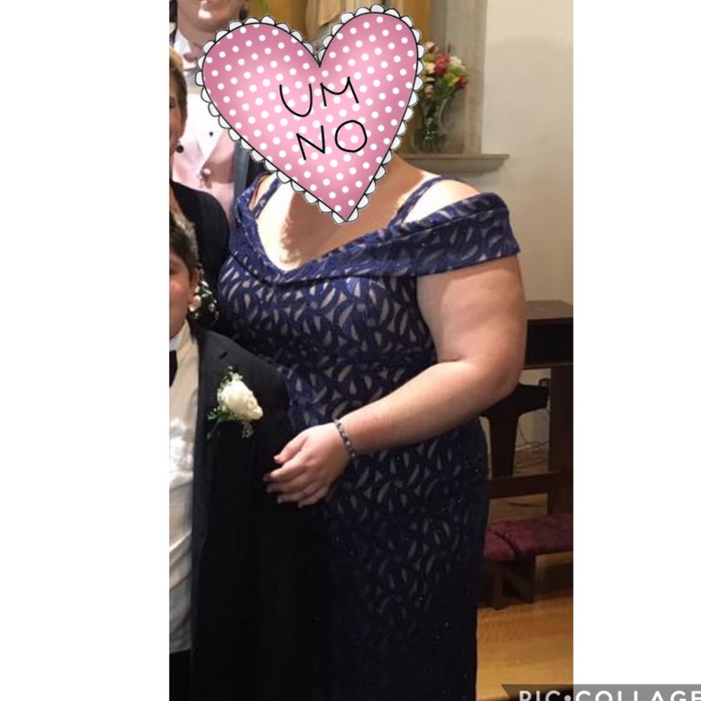 Blue Sparkly Formal Dress